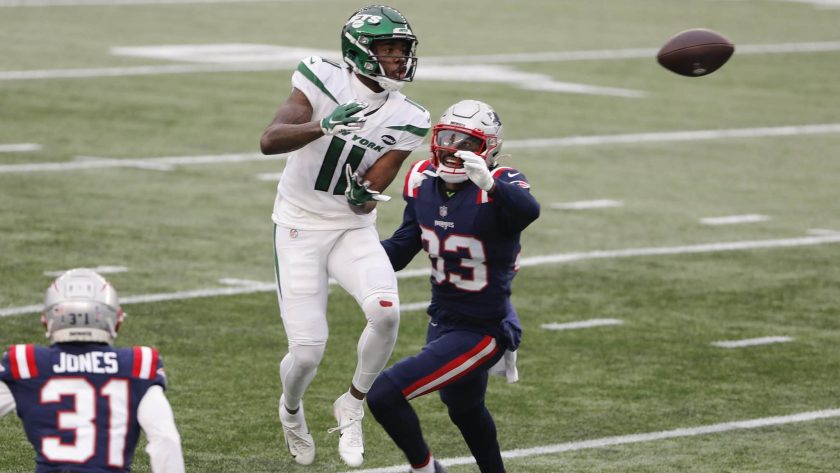 Jets HC Robert Saleh: ‘We love Denzel Mims’