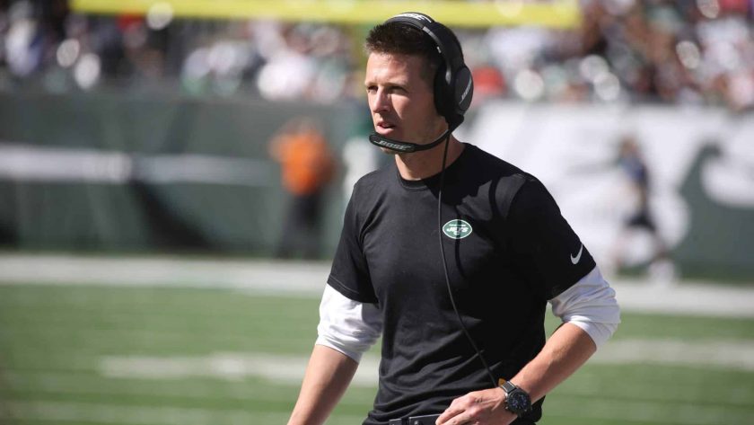 Jets OC Mike LaFleur on Week 4 win over Titans: ‘I was just so happy for the guys’