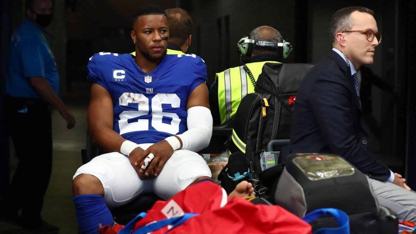 Giants’ Saquon Barkley, Kenny Golladay, Kadarius Toney not expected to play Sunday