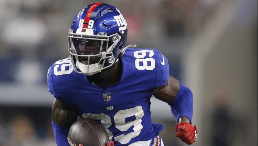 Giants’ Kadarius Toney reportedly at team facility amid trade rumors