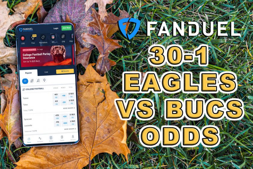 fanduel sportsbook promo code bucs eagles