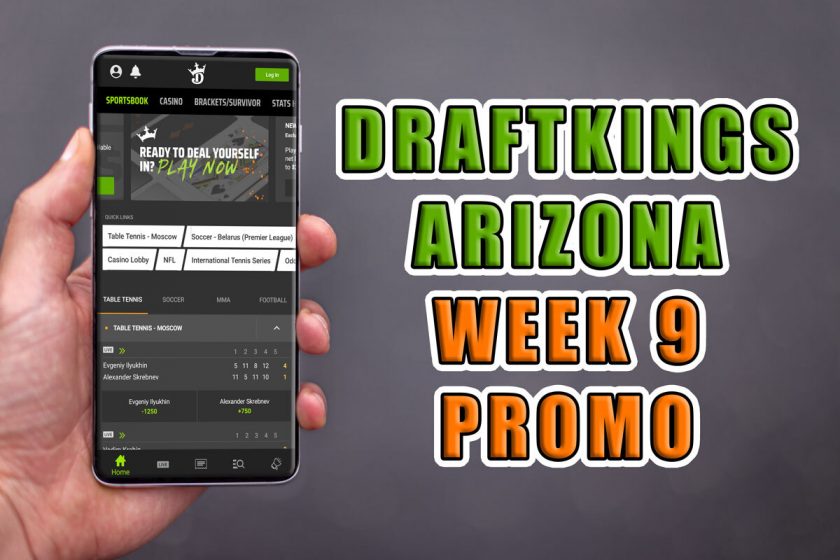 DraftKings Arizona Promo for NFL Week 9 Gives Bet $5, Win $200 on Any Team