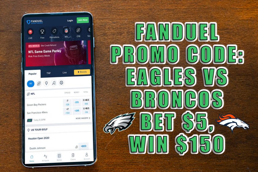 FanDuel Sportsbook Promo Code Activates 30-1 Eagles-Broncos Odds