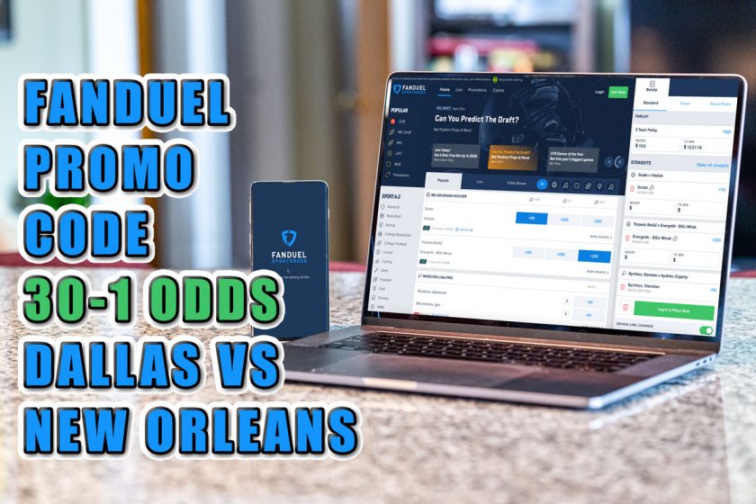 FanDuel Sportsbook Promo Code Gives Cowboys-Saints 30-1 Odds
