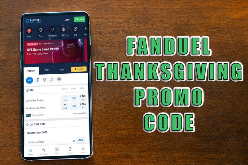 FanDuel Promo Gives 30-1 Odds on Any Thanksgiving Football Game