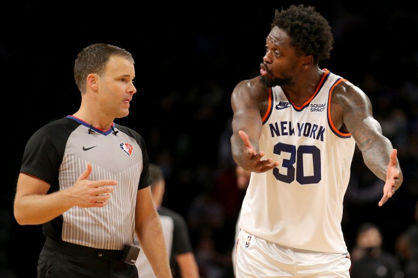 Julius Randle blasts inconsistent officiating after loss