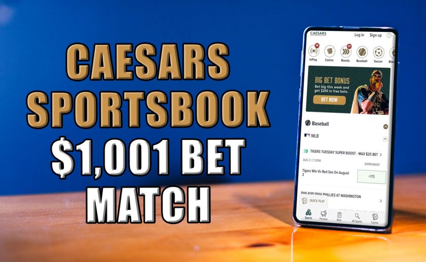 Caesars Sportsbook Promo Code Gives Crazy Bet Match Bonus