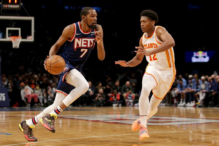Nets showcase effortless offense in 117-108 win over Hawks