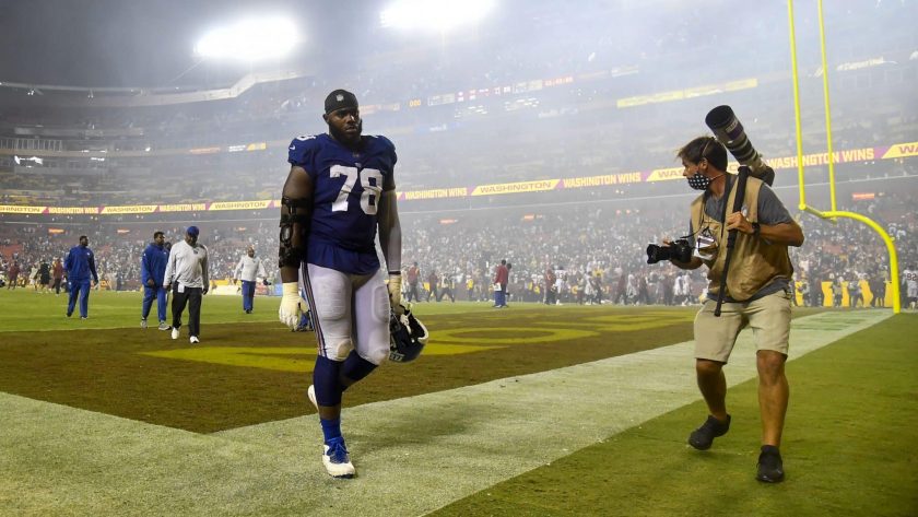 Giants LT Andrew Thomas could play vs. Bucs (Report)