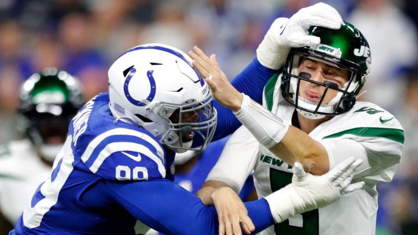 Defensive disaster, Mike White injury kill Jets in Indy