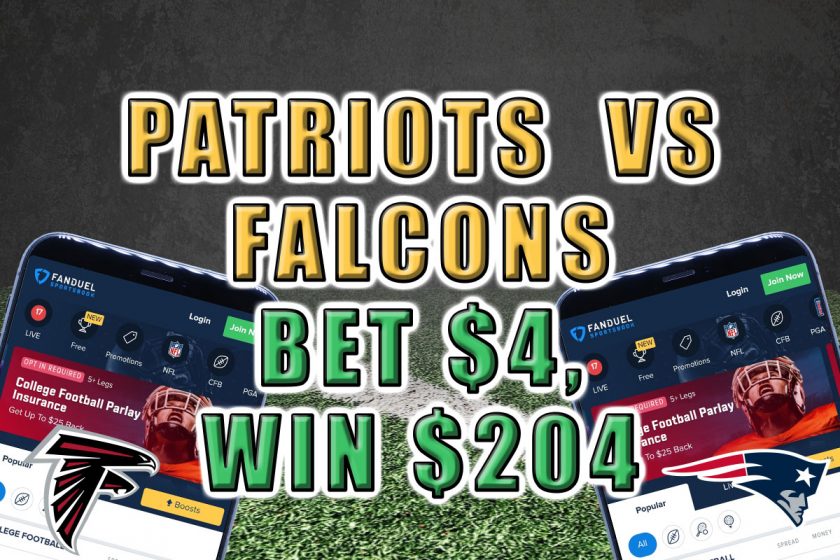FanDuel Promo Code Gives Exclusive 51-1 Odds for Patriots-Falcons Tonight