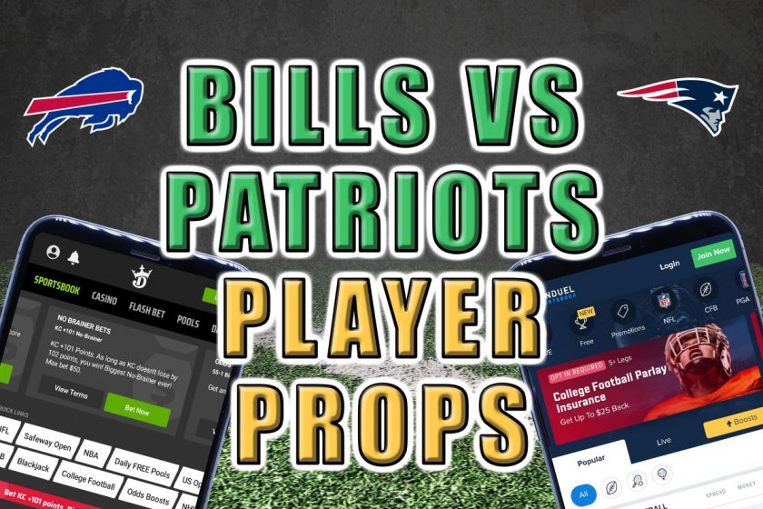 The Top Patriots vs. Bills Player Props Picks