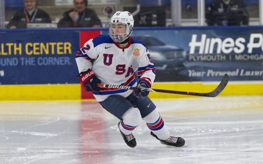 Rangers prospect Brett Berard leaves WJC game hurt — but returns
