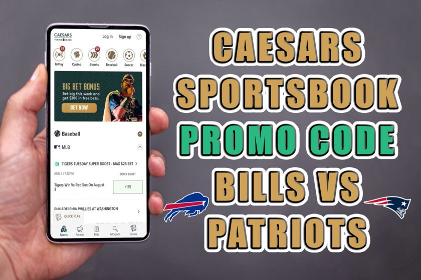 Grab This Caesars Sportsbook Bonus Code for Patriots-Bills