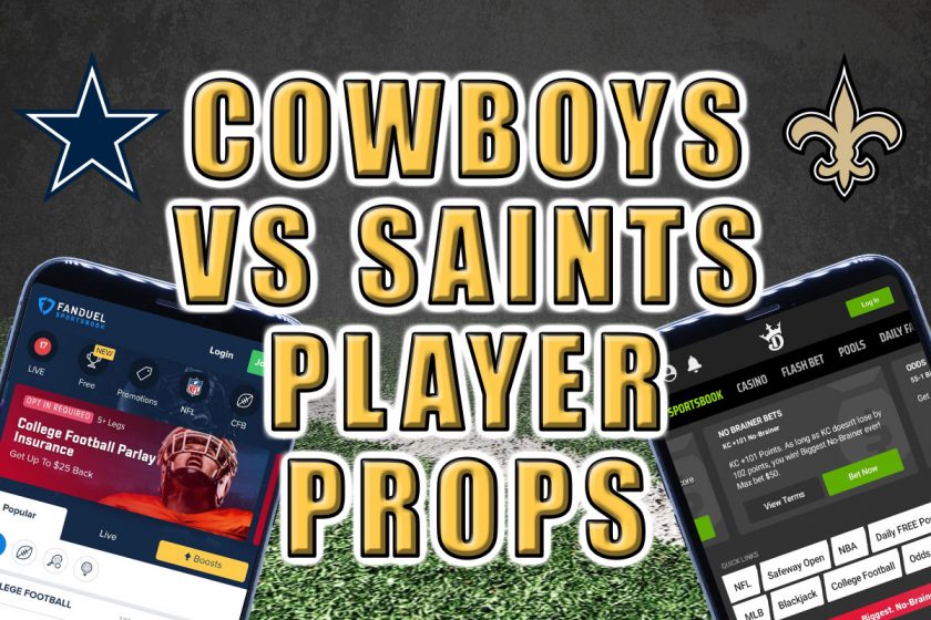 The Top Cowboys vs. Saints Player Props Picks