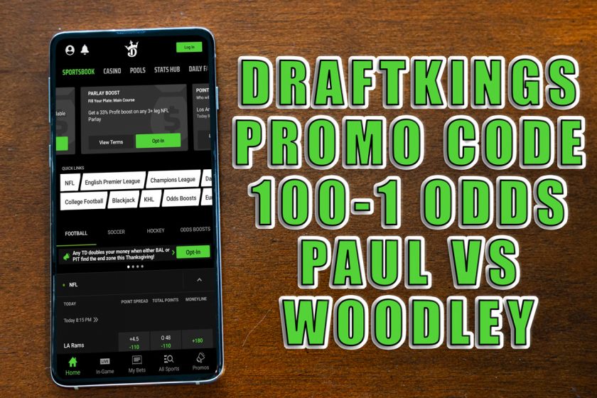 DraftKings Promo Code Delivers Can’t-Miss 100-1 Paul-Woodley Odds