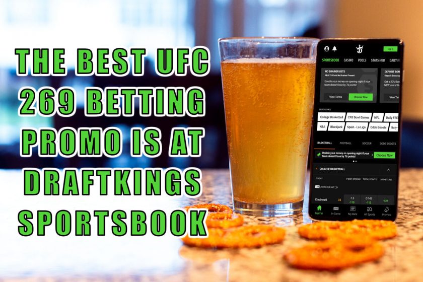 draftkings sportsbook promo code ufc 269