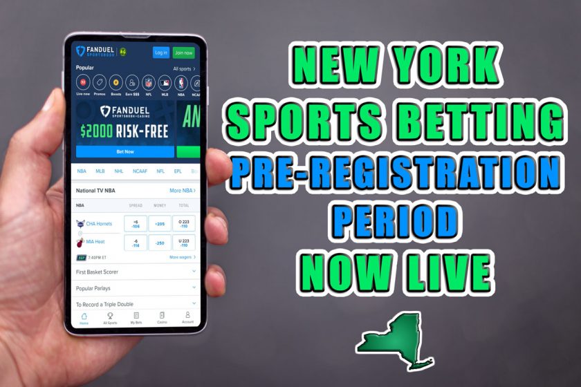 New York Online Sports Betting Pre-Registration Period Goes Live