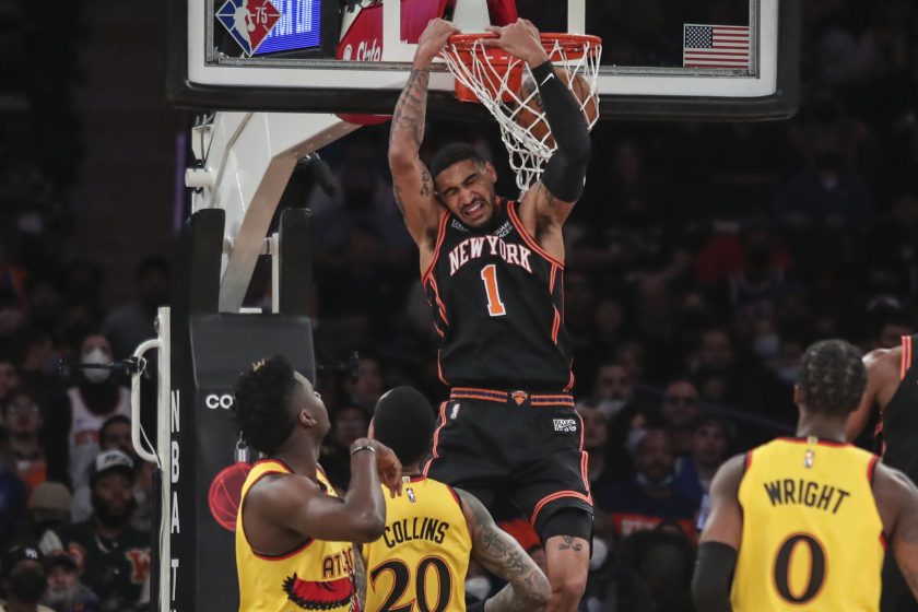 Kemba Walker’s triple-double lifts Knicks on Christmas