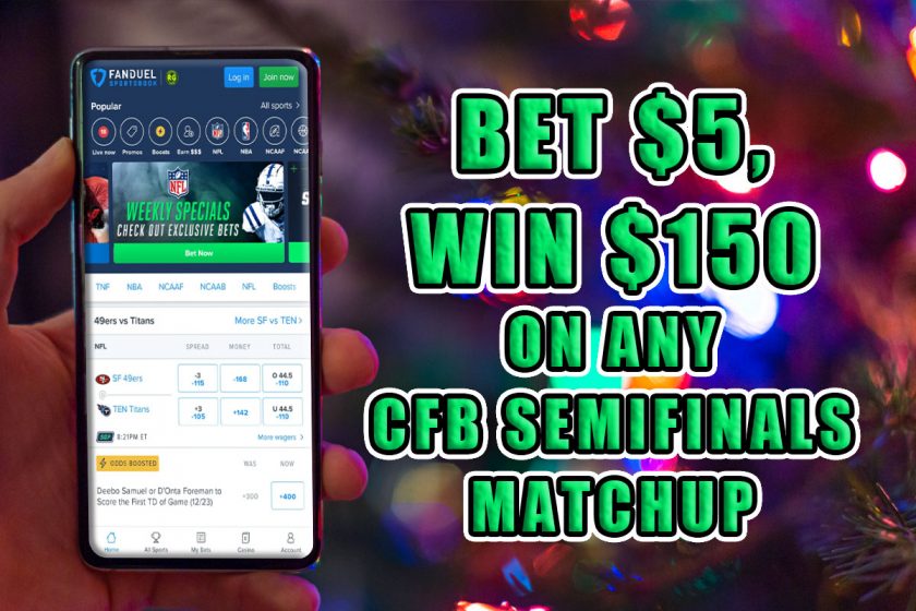 FanDuel Sportsbook Promo Code Activates 30-1 Odds Boost For CFB Semifinals