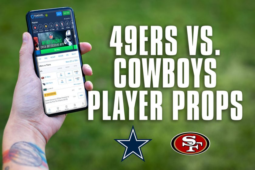 The 3 Best 49ers vs. Cowboys Player Props