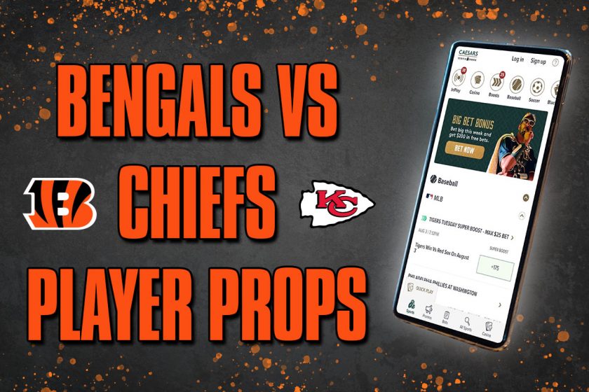 The 3 Best Bengals vs. Chiefs Player Props