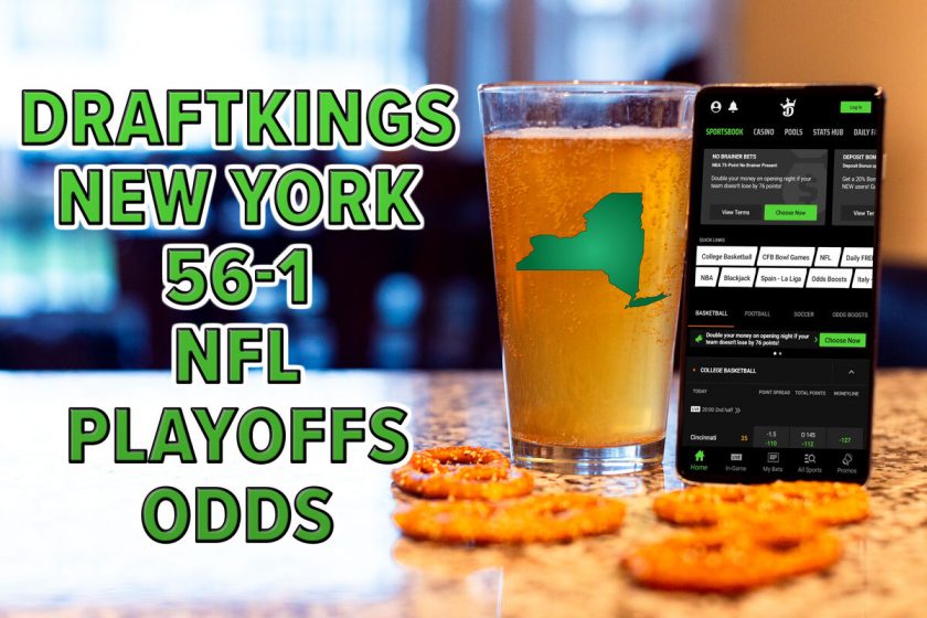 DraftKings NY Promo Code for NFL Wild Card Sunday Goes Hard With 56-1 Odds