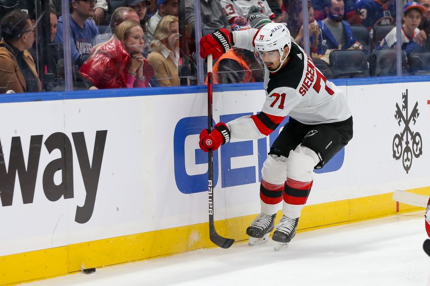 Jonas Siegenthaler’s top-notch play earns Devils Player of the Week