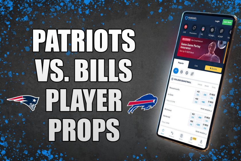 The 3 Best Patriots vs. Bills Player Props
