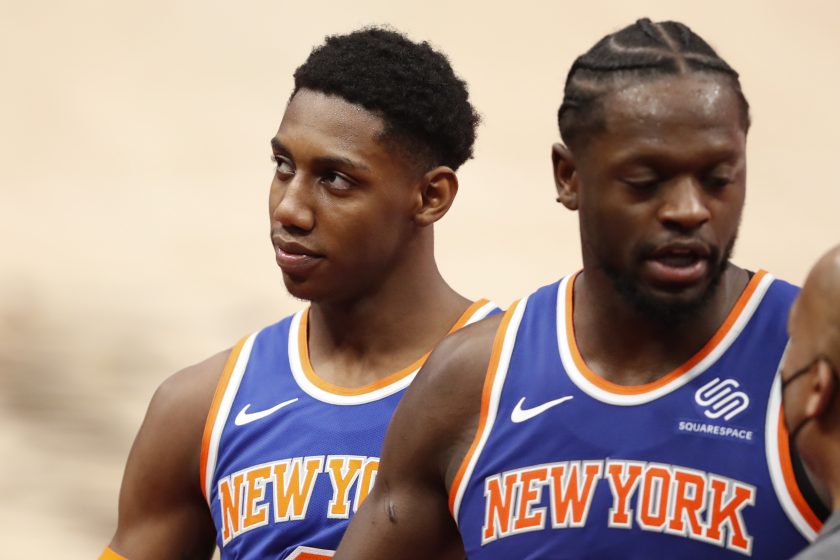 rj barrett julius randle knicks