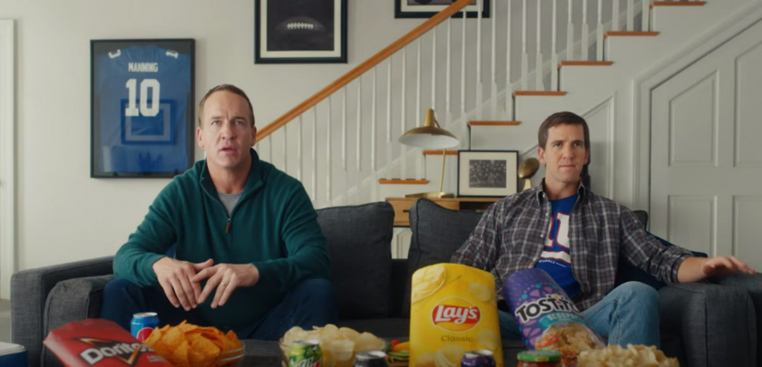 Eli Manning, Peyton Manning star in awful, cringeworthy FritoLay ad