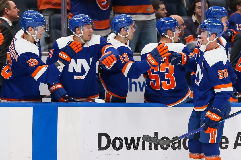 Brock Nelson, the Islanders’ top center all season, is their player of the week