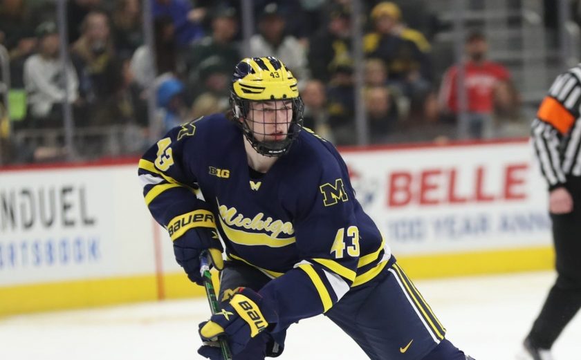 Devils prospect Luke Hughes named Hobey Baker Award finalist — as a freshman!