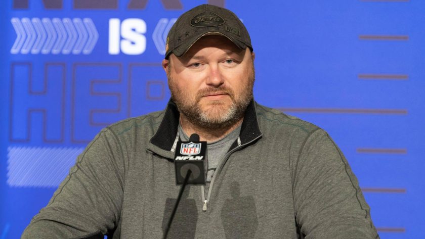 What did Joe Douglas, Robert Saleh say at the Combine?