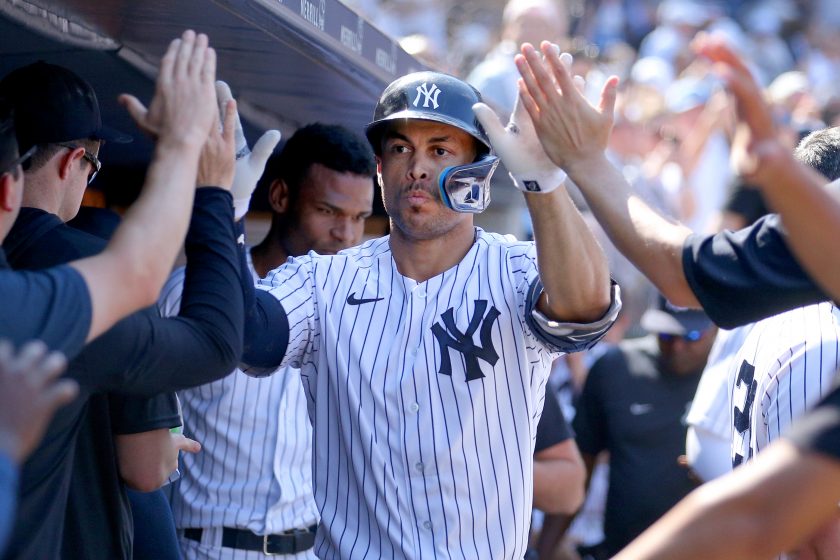 WATCH: Giancarlo Stanton launches grand slam into second deck