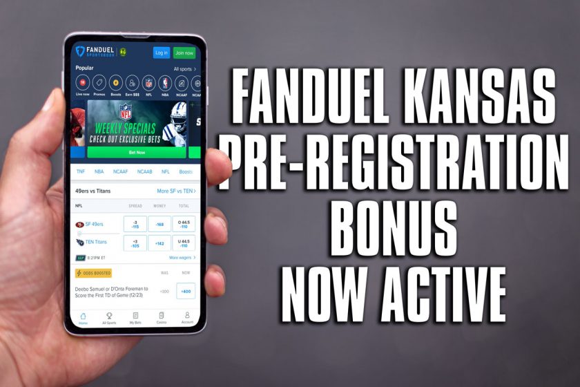 The FanDuel Kansas Pre-Registration Bonus Is Now Live