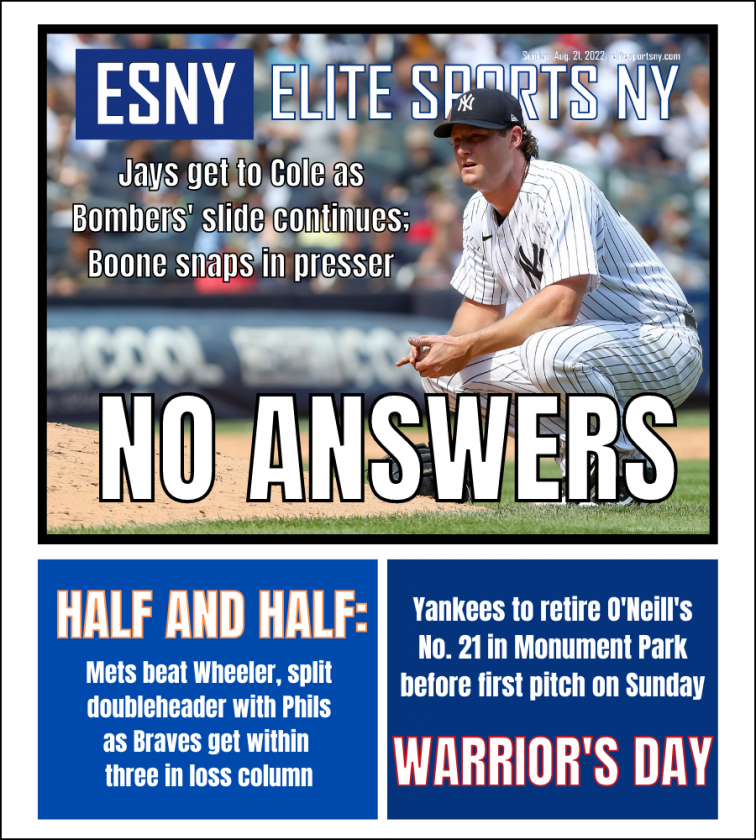 Yankees bomb again as tailspin continues | ESNY back page
