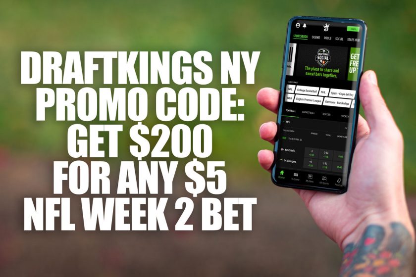 DraftKings NY Promo Code: Get $200 For Any $5 NFL Week 2 Bet