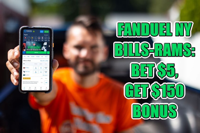 FanDuel NY Promo Code Scores Bills-Rams Bet $5, Get $150 Bonus Now
