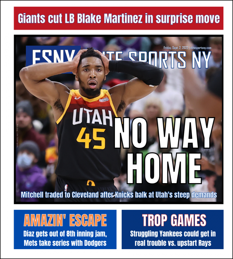 Knicks miss out on Donovan Mitchell trade | ESNY back page