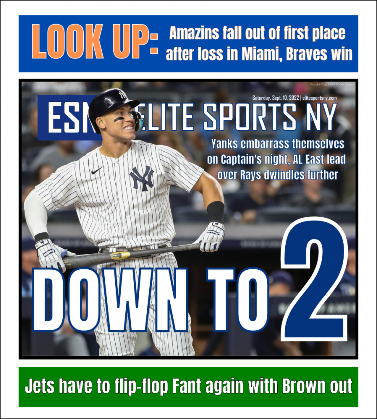 Yankees slide further vs. Rays; Mets fall out of first place | ESNY back page