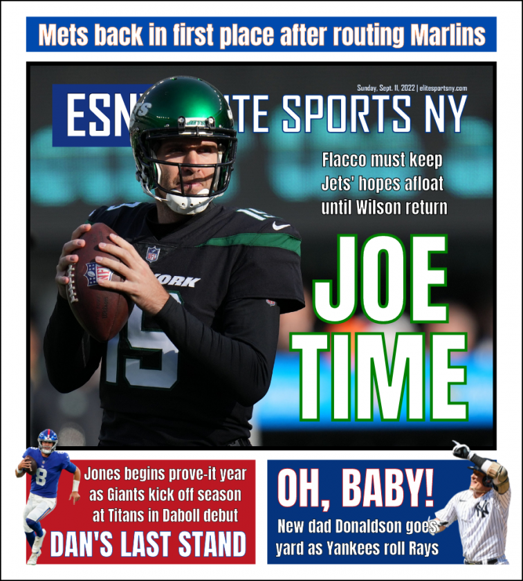 Joe Flacco needs to keep Jets afloat | ESNY back page