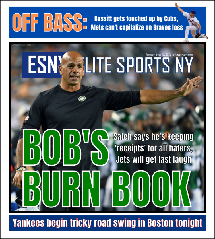 Robert Saleh has threat for Jets’ doubters | ESNY back page