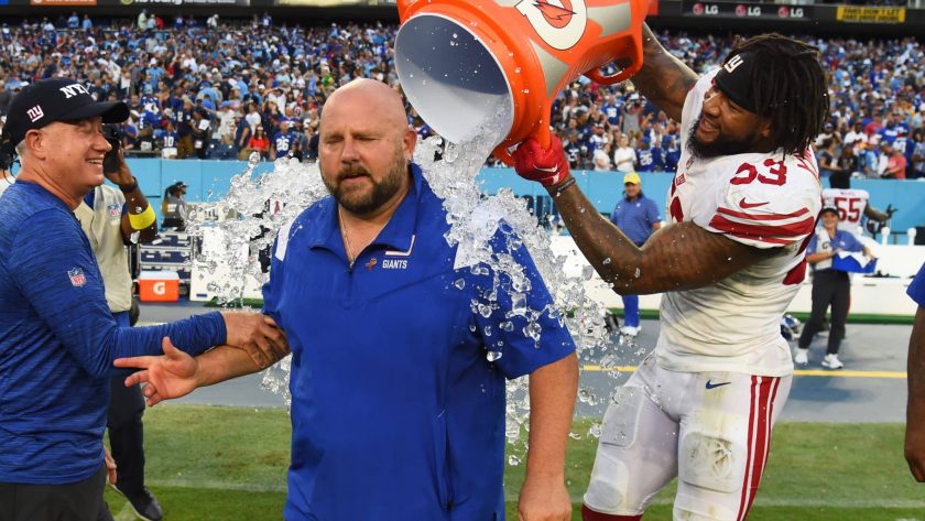 WATCH: Relive Brian Daboll’s perfect reaction to Giants’ Week 1 win