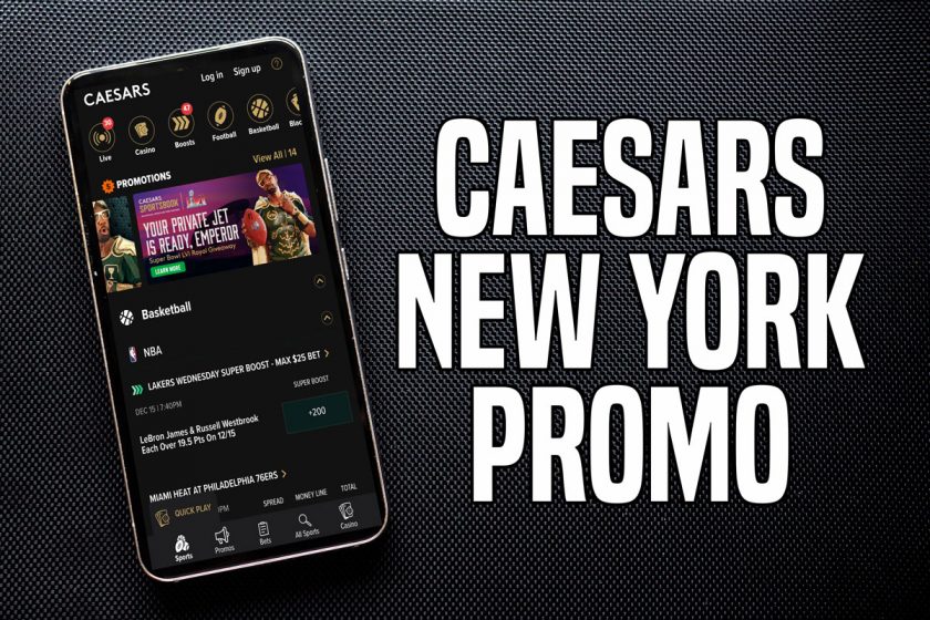 Caesars Sportsbook NY Promo Code: Massive MNF First Bet Up to $1,250