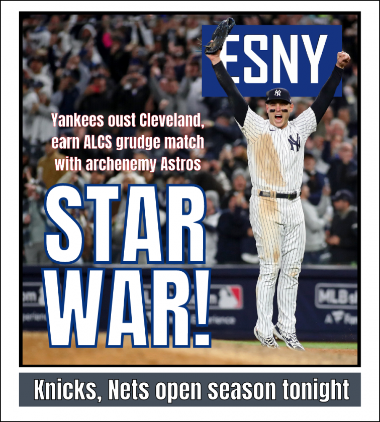 It’s Yankees-Astros in the ALCS | ESNY back page