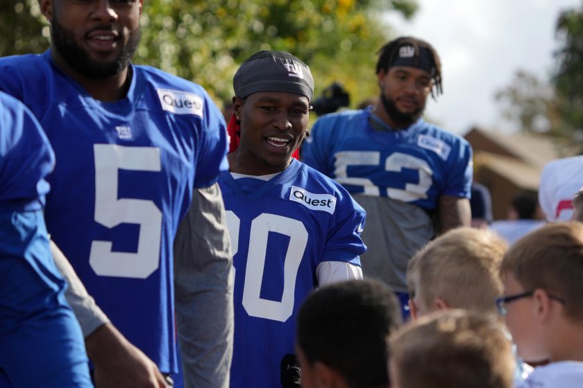 Giants’ Darnay Holmes gets creative, turns viral sideline moment into NFT
