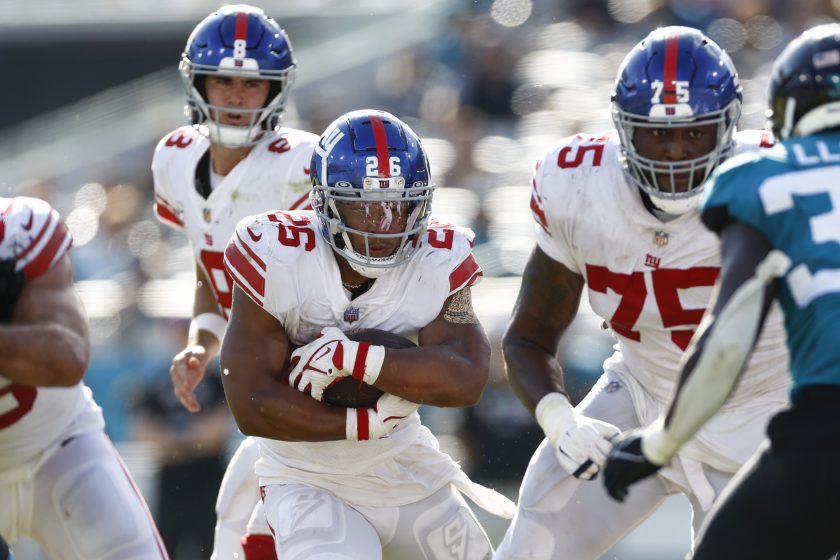 Giants’ rushing game hit rare heights in Week 7 vs. Jaguars
