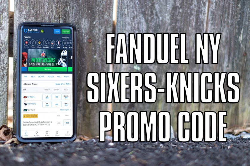 FanDuel NY Promo Code: $2,500 No-Sweat Bet for Sixers-Knicks, NBA X-Mas