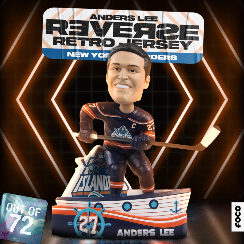 The glorious Islanders fisherman logo is now on a bobblehead (and so is Rangers’ alternate look)